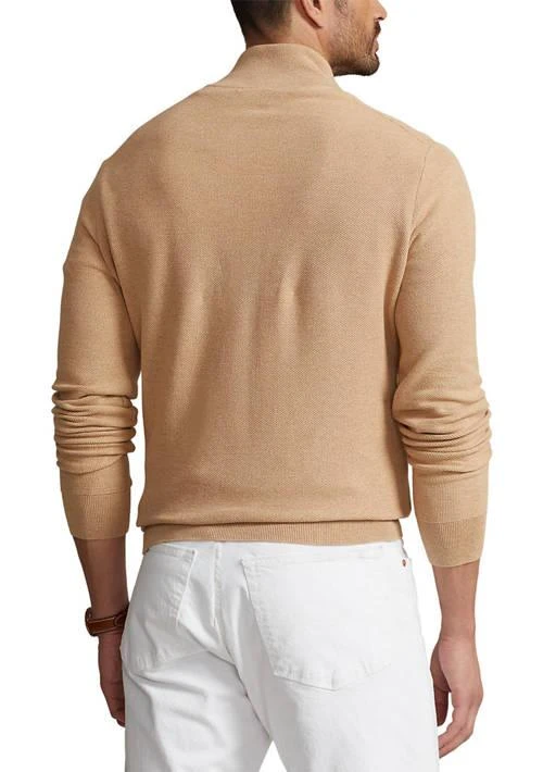 Ralph Lauren Ralph Lauren Big Tall Mesh Knit Cotton Quarter Zip Sweater 2