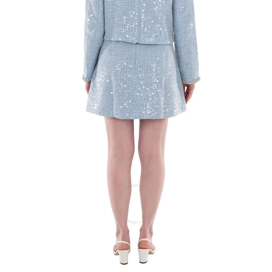 Self Portrait Sequin Boucle Mini Skirt 3