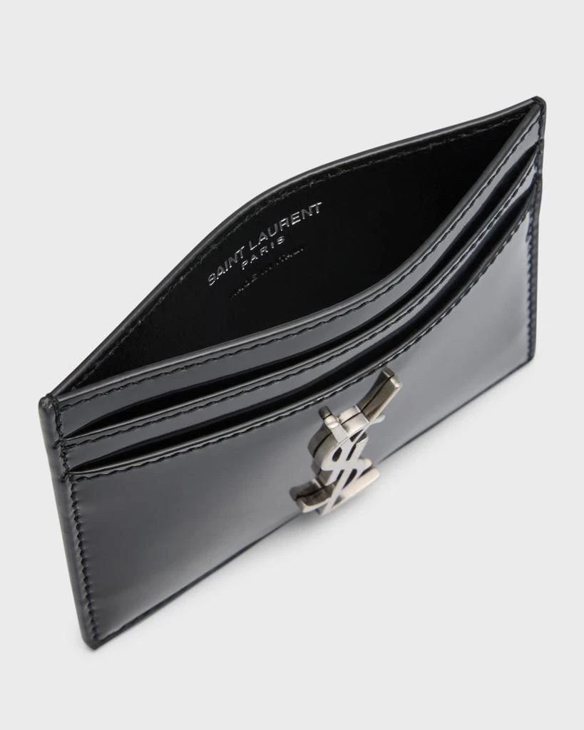 Yves Saint Laurent YSL Monogram Card Case in Spazzolato Leather 5