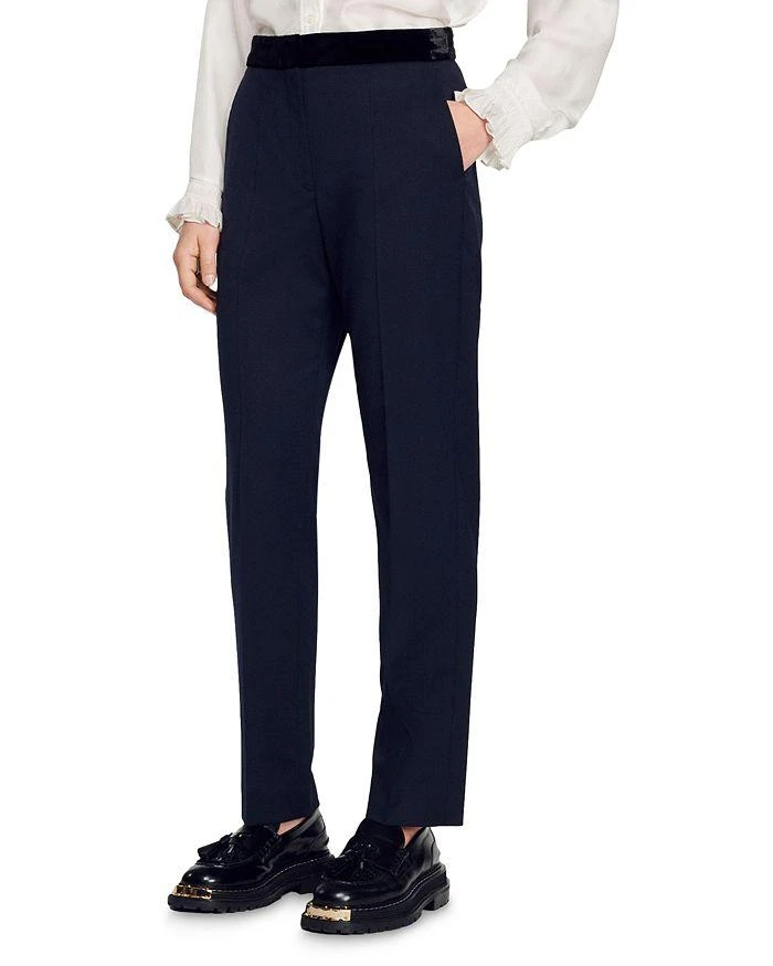 Sandro Noam Straight Cut Trouser Pants 1