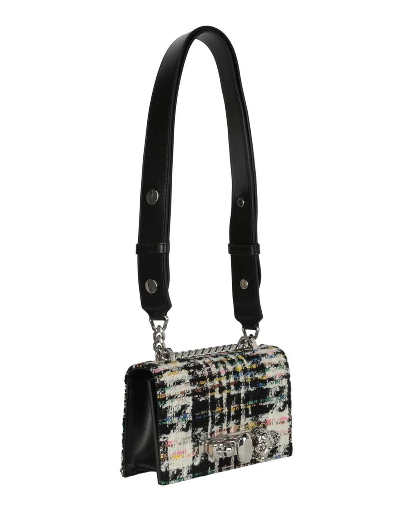Alexander McQueen Mini Jewelled Tweed Shoulder Bag 2