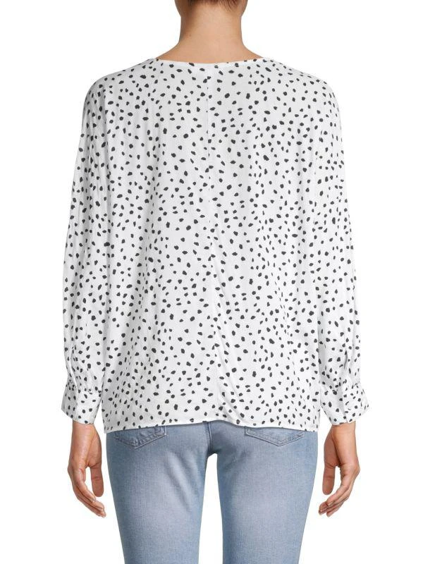 Beach Lunch Lounge Zoe Printed Tie-Front Top 2