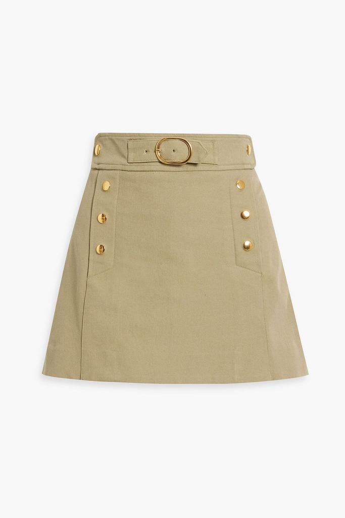 Derek Lam Hester skirt-effect cotton-blend twill shorts