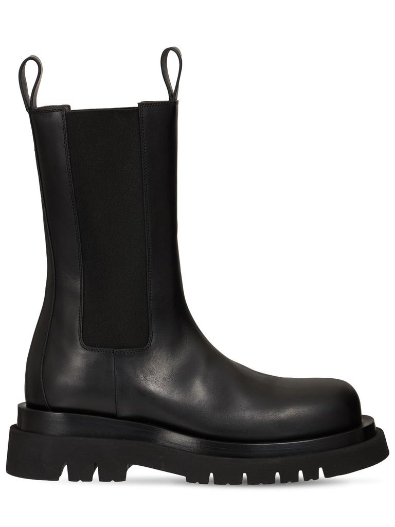 BOTTEGA VENETA 55mm Lug Leather Beatle Boots