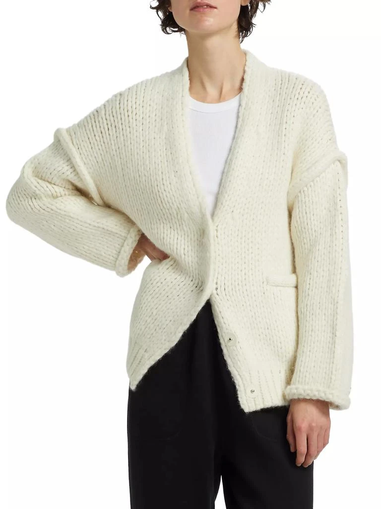 Lunya Lofty Wool Whipstitch Cardigan 3