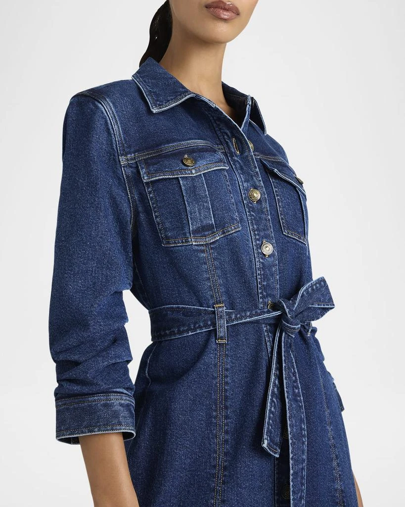 Cinq a Sept Clea Denim Shirtdress 4