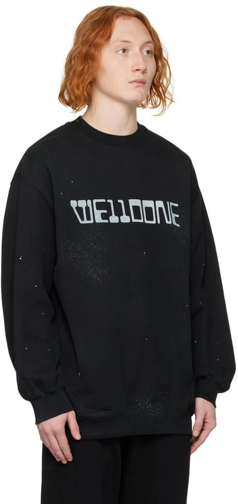 We11done Black Future Sweatshirt 2