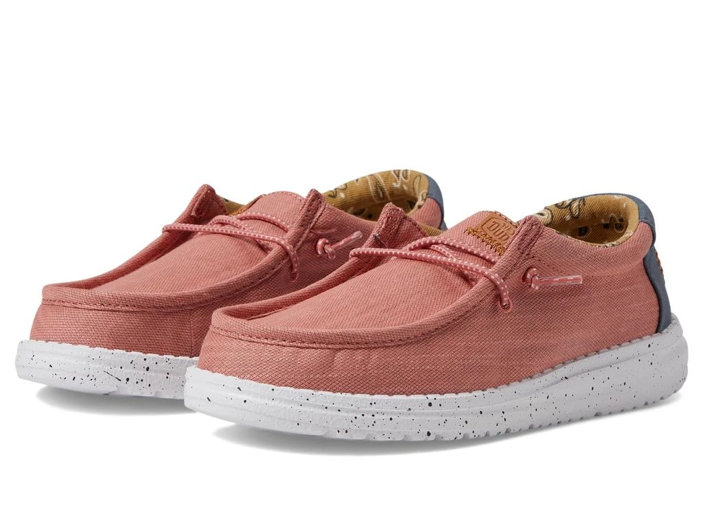 Hey Dude Wally Washed Canvas (Little Kid/Big Kid) 1