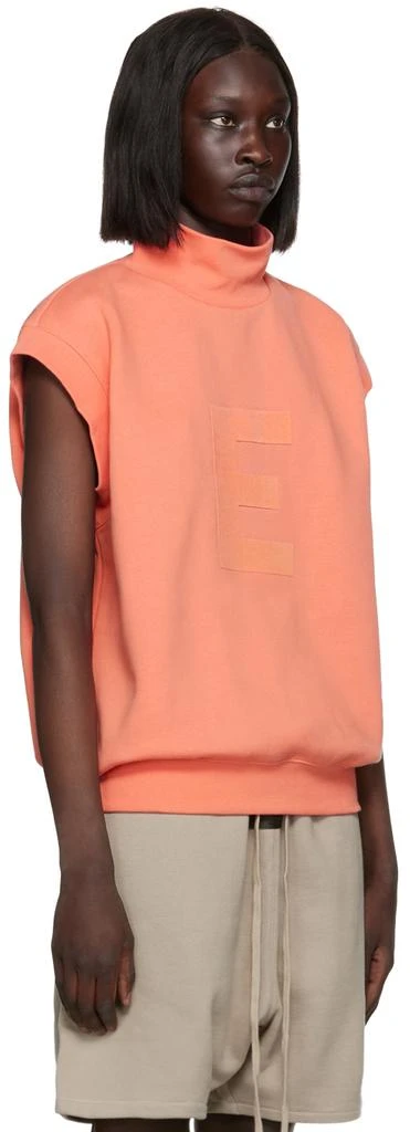 Fear of God ESSENTIALS Pink Mock Neck Vest 2