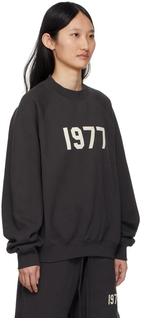 Essentials Black '1977' Sweatshirt 2