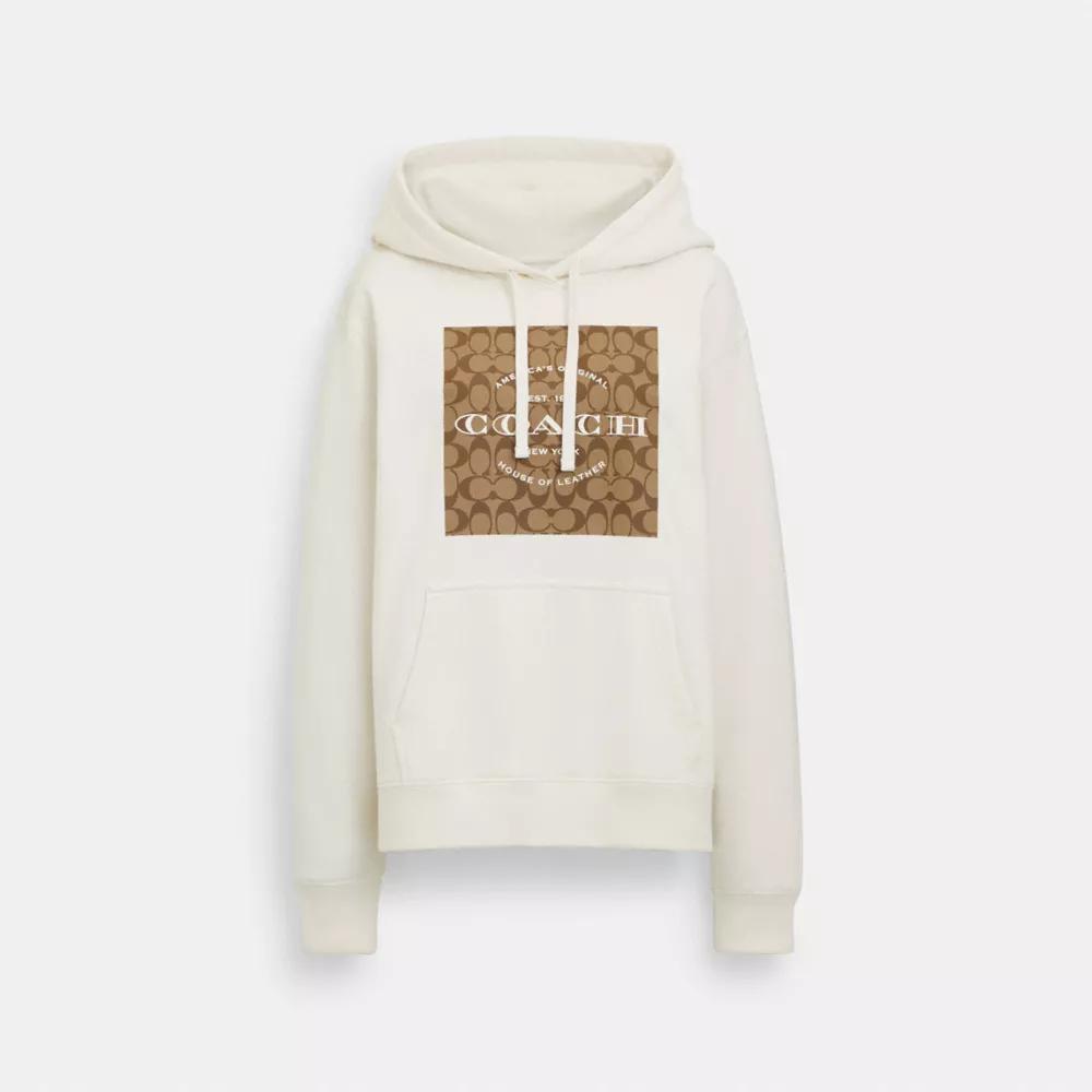 値下げ！新品！COACH コーチ SIGNATURE SWEATSHIRT Coach Outlet Signature Hoodie | ShopSimon
