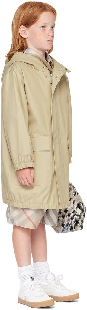Burberry Kids Khaki Lightweight Coat 2