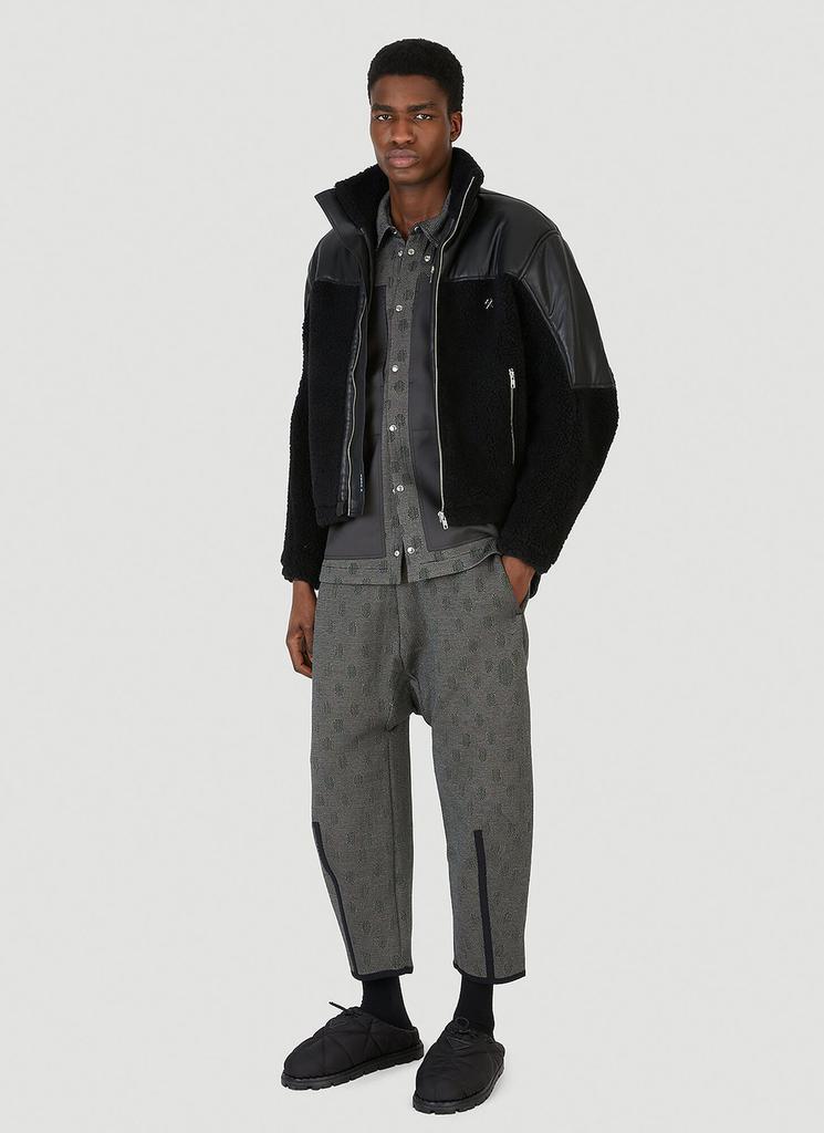 BYBORRE BYBORRE Multi Panel Design Shirt