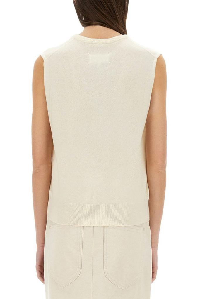 MAISON MARGIELA Maison Margiela V-Neck Knitted Vest