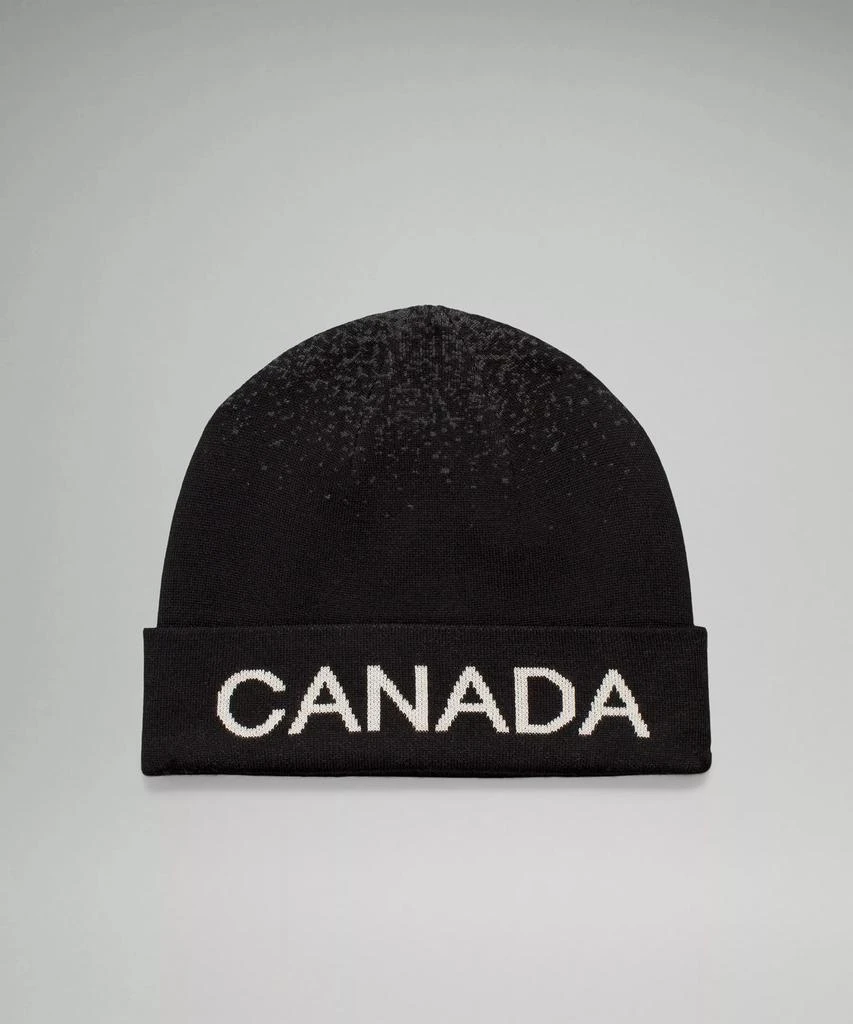 lululemon Team Canada Wool-Blend Reversible Beanie *COC Logo 3