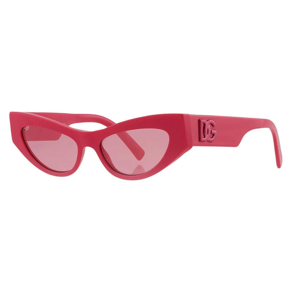 Shop Pink Mirrored Cat Eye Ladies Sunglasses DG4450 326230  display picture 1