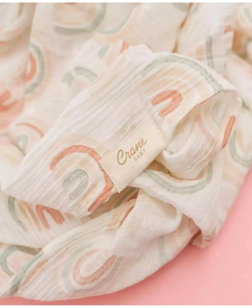Crane Baby Infants Parker Butterfly/Rainbow Swaddle, 2-Pc. Set 3