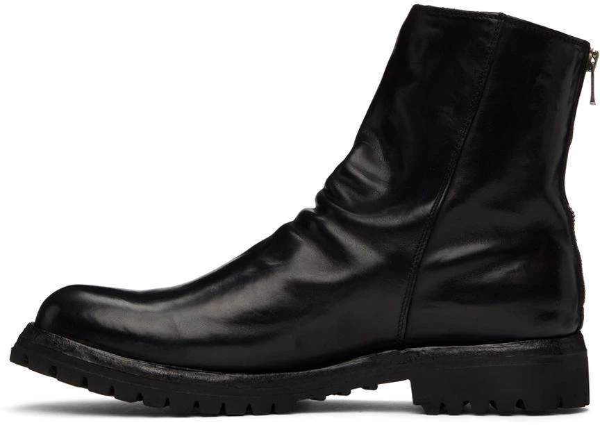 Officine Creative Black Ikonic 006 Boots 3