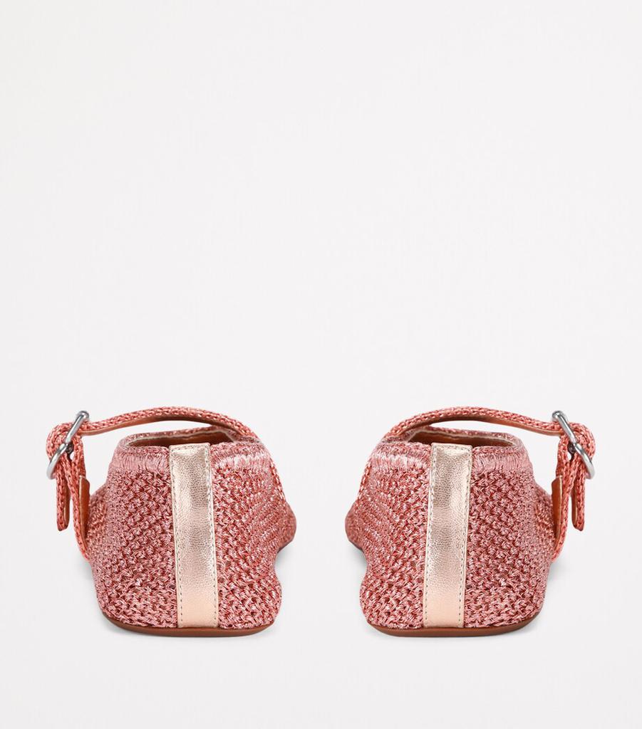 【ALAIA直営店】BALLERINES EN MAILLE LUREX Alaïa Lurex Crochet Ballet Flats | Harrods US