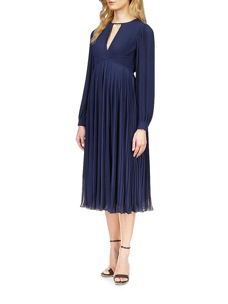 Michael Kors Plissé-Pleated Midi-Dress 4