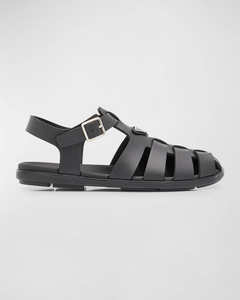 Prada Men
s Rubber Fisherman Sandals