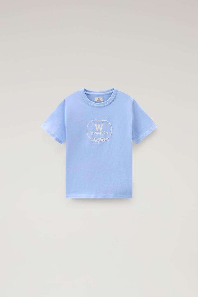 Woolrich Boys' Pure Cotton T-Shirt with Graphic Print - Boys - White