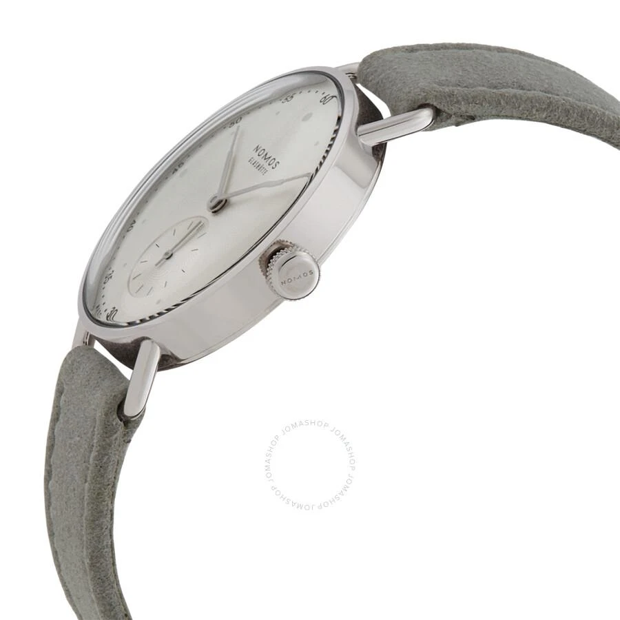 Nomos Glashutte Metro 33 Hand Wind Silver Dial Watch 1122 2