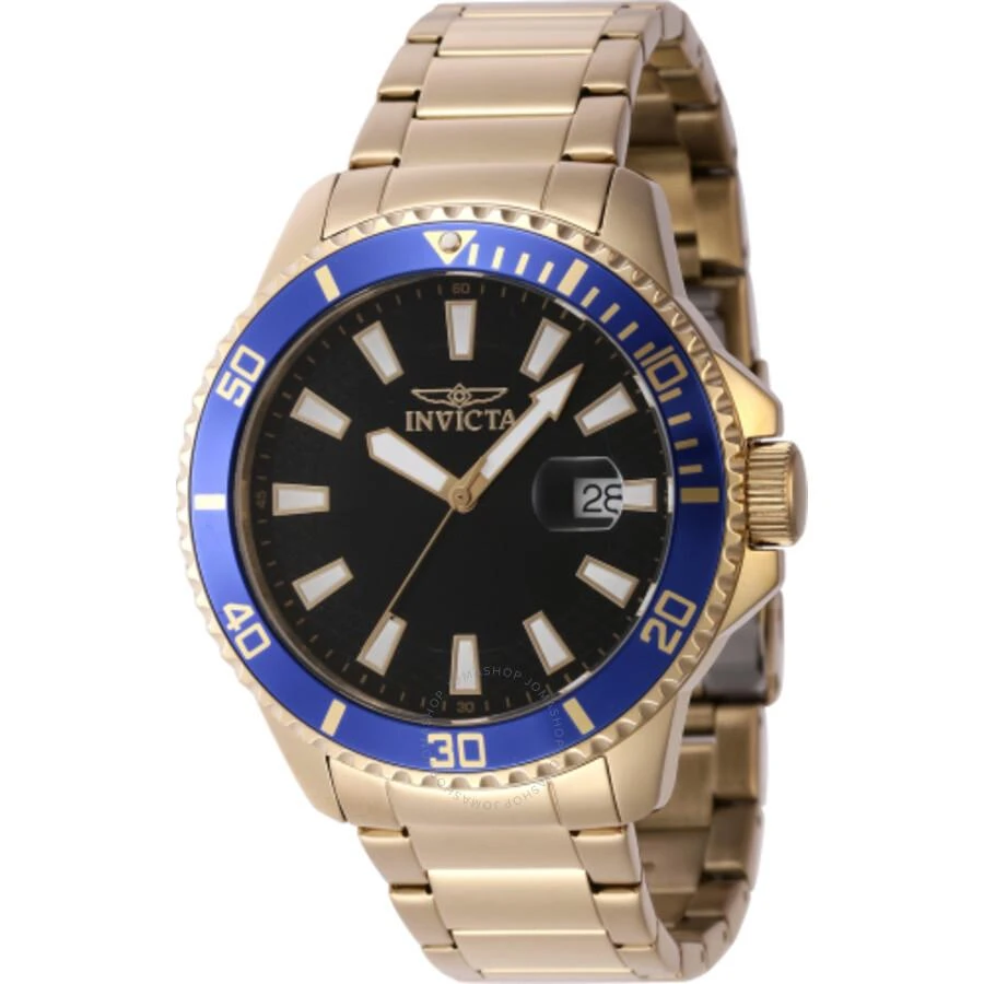 Invicta Pro Diver Quartz Black Dial Men's Watch 46139 1