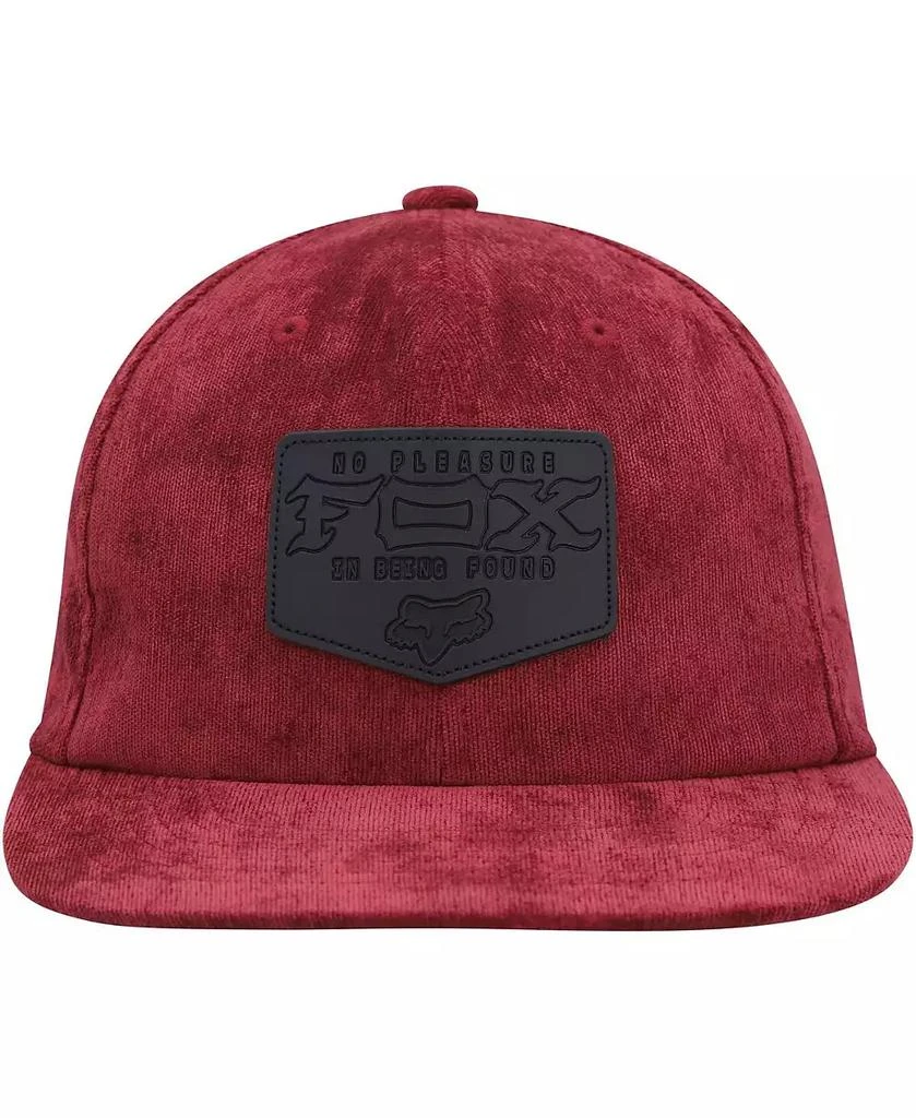 Fox Men
s Maroon Fixated Snapback Hat 2