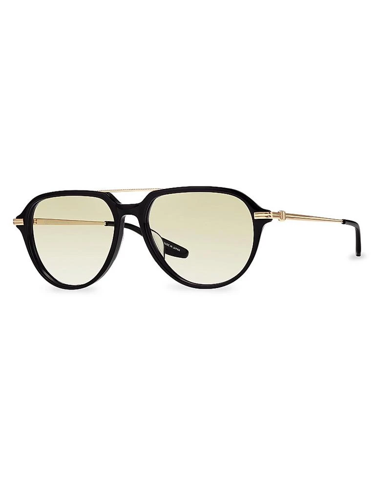 Barton Perreira Dunn 55MM Aviator Sunglasses 1