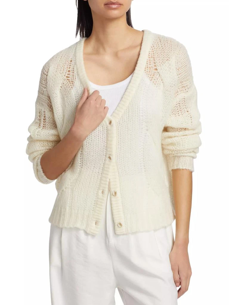 Naadam Cable-Knit Wool & Cashmere Cardigan 3