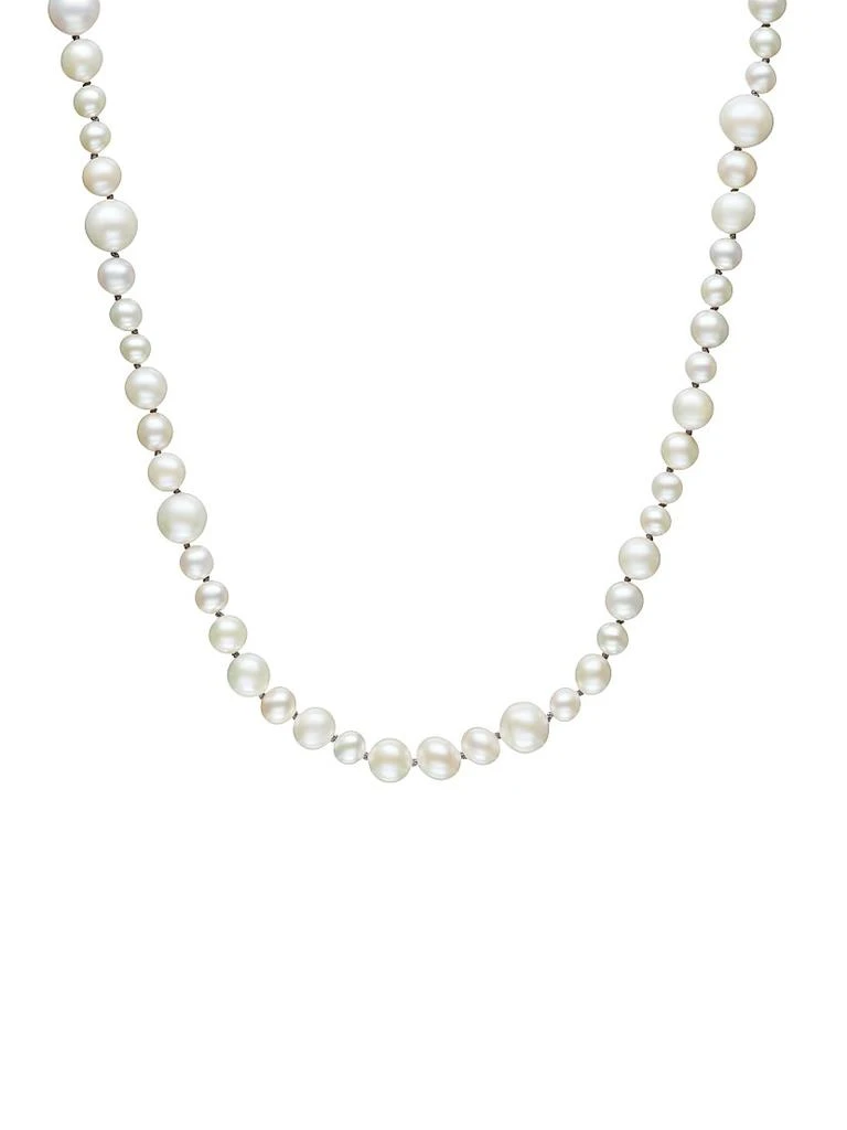 Sheryl Lowe Round Cultured Pearl Knotted Necklace 2
