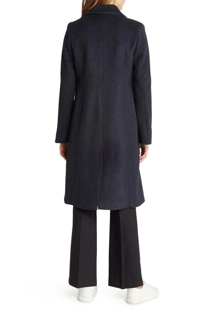 Cole Haan Asymmetric Slick Wool Blend Coat 2