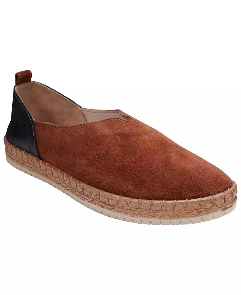 Cools 21 Women's Paisley Two Tone Suede Slip-On Flats 1
