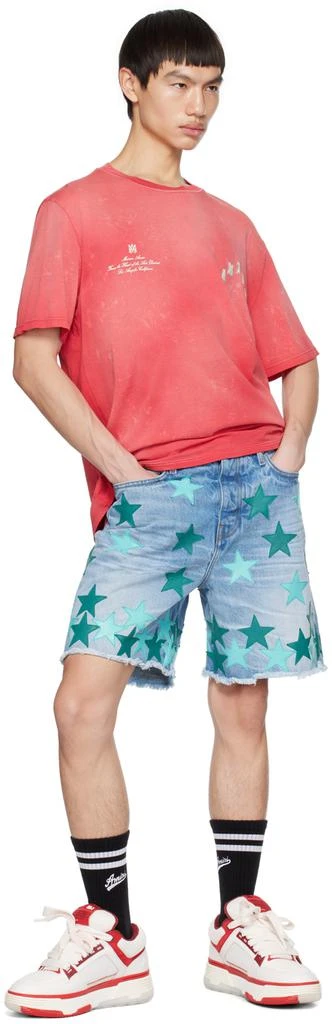 AMIRI Red Collegiate T-Shirt 4