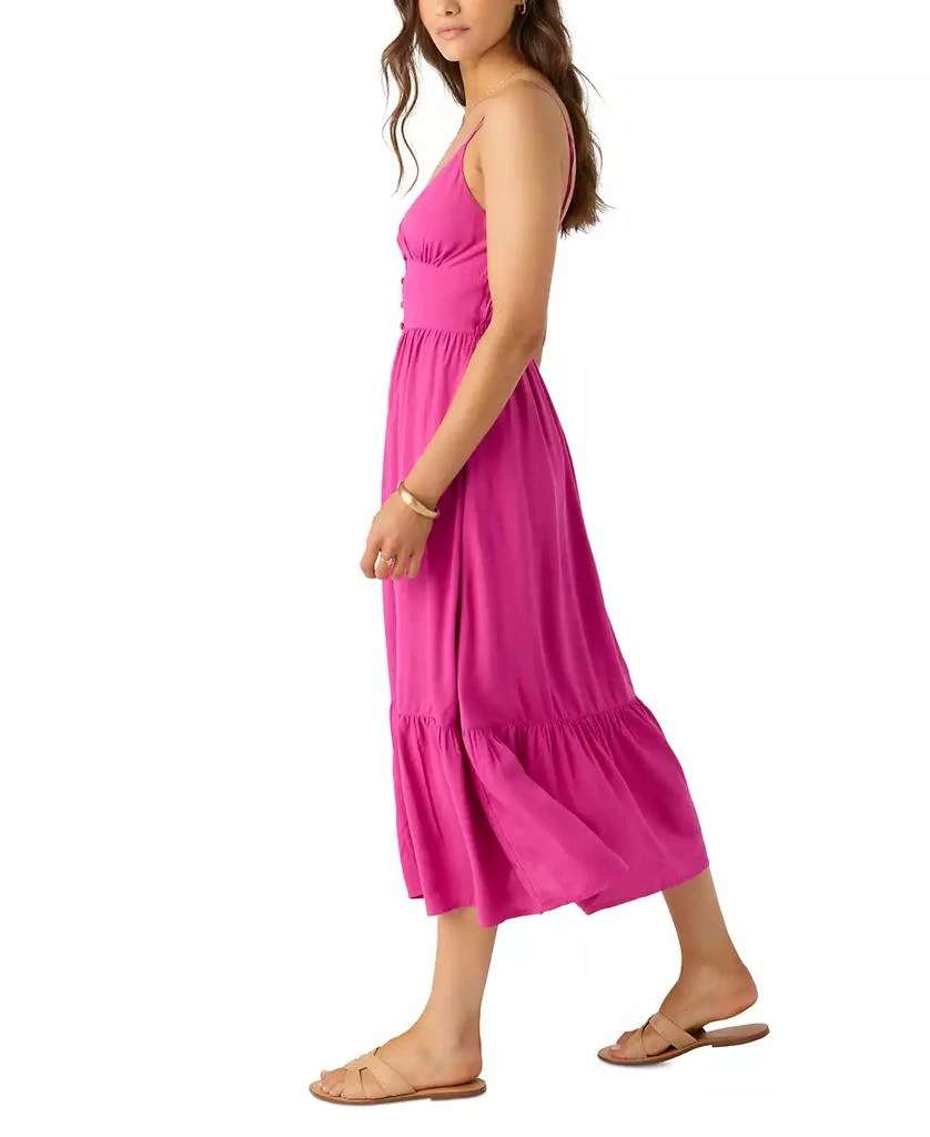 O'Neill Juniors' Pilar Woven Sleeveless Tiered Midi Dress 2