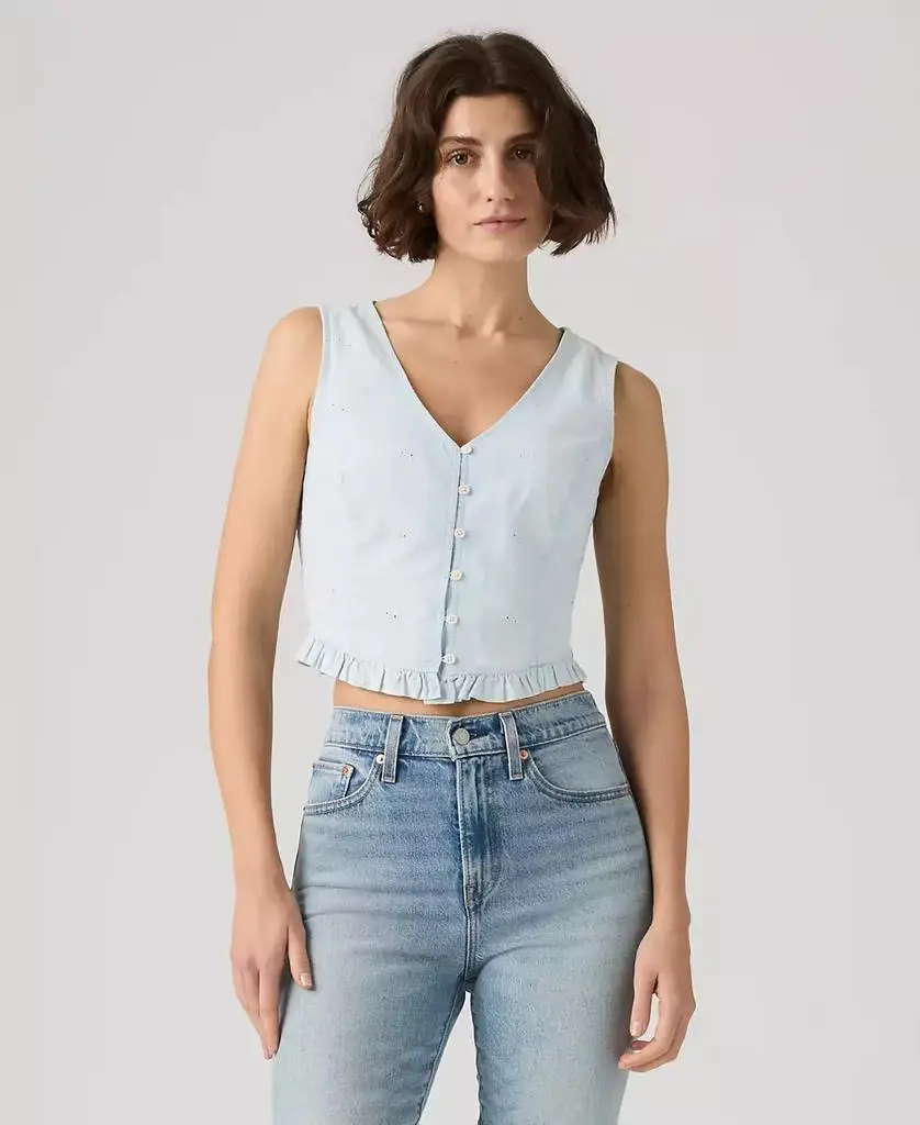 Levi's Plus Size Teagan V-Neck Sleeveless Blouse