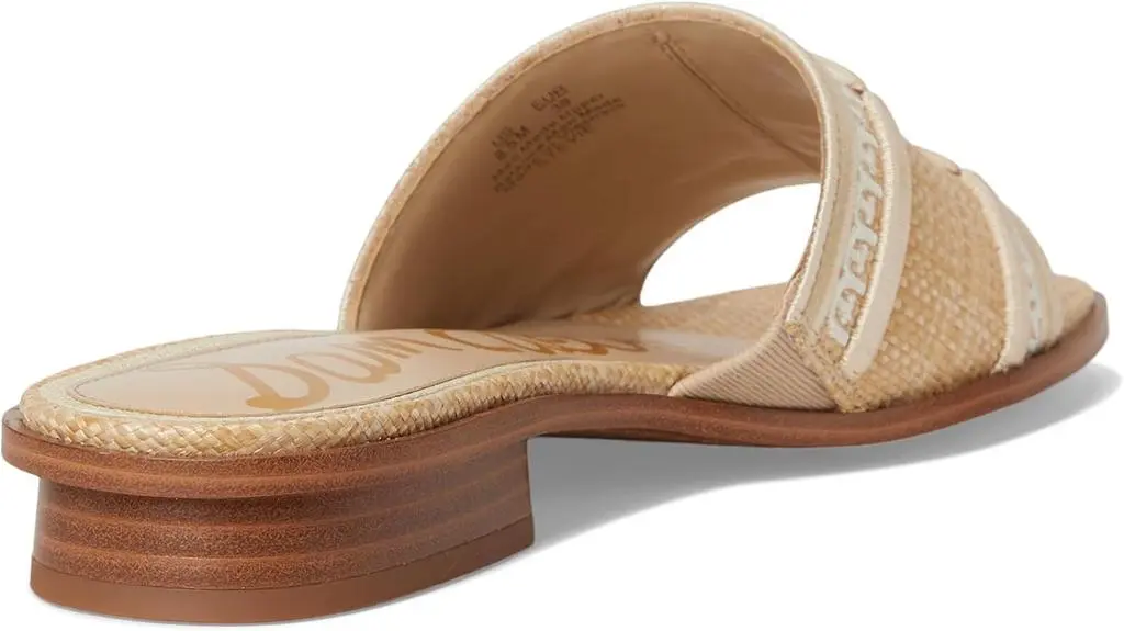 Sam Edelman Sam Edelman Women's Stevie Heeled Sandal, Natural Multi, 5 5