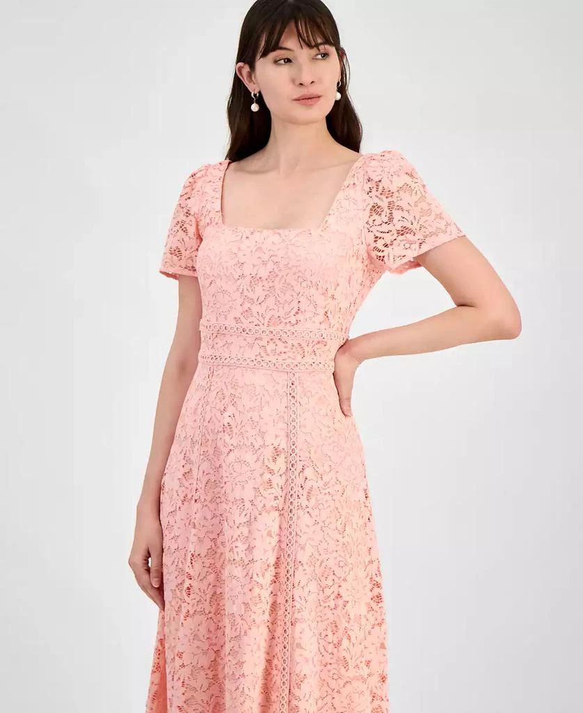 Anne Klein Women's Lace Square-Neck Midi Shift Dress 2