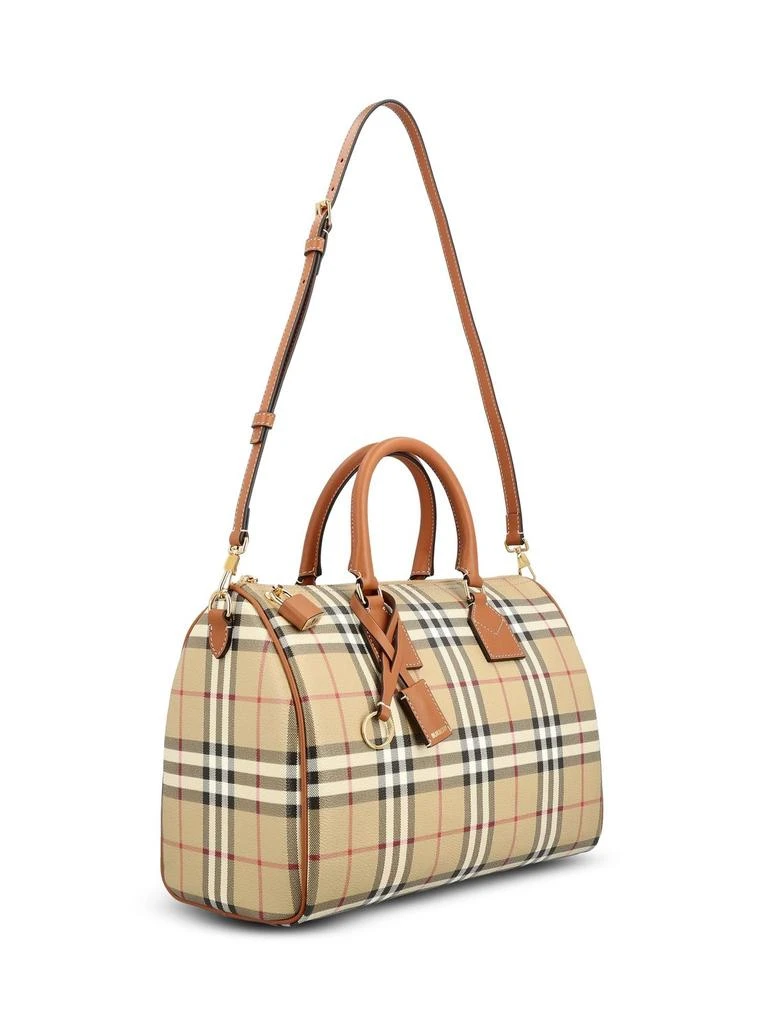 Burberry Burberry Checked Zipped Top Handle Bag 3