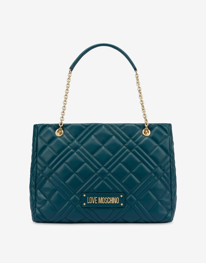 Love Moschino Quilted Shopper Lettering Logo