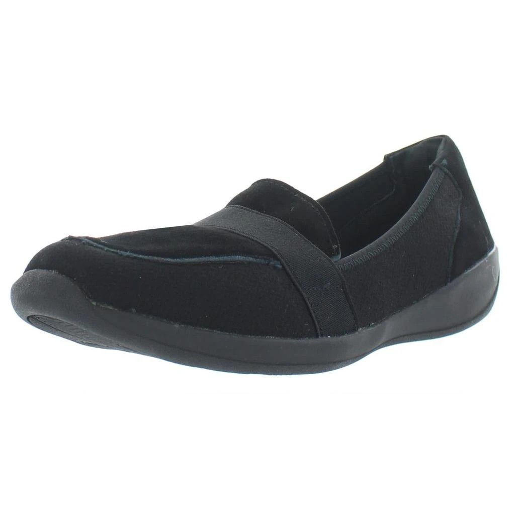 Eazies Jackie Womens Faux Suede Padded Flats 1
