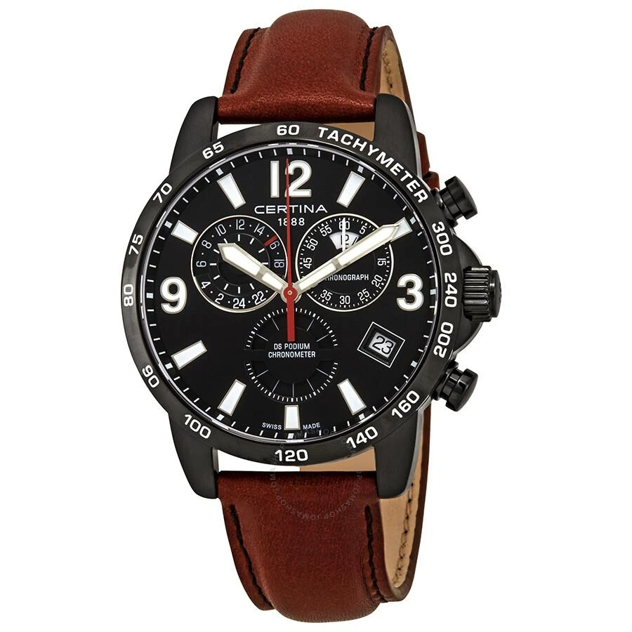 Certina DS Podium Chronograph Black Dial Men's Watch C034.654.36.057.00 1