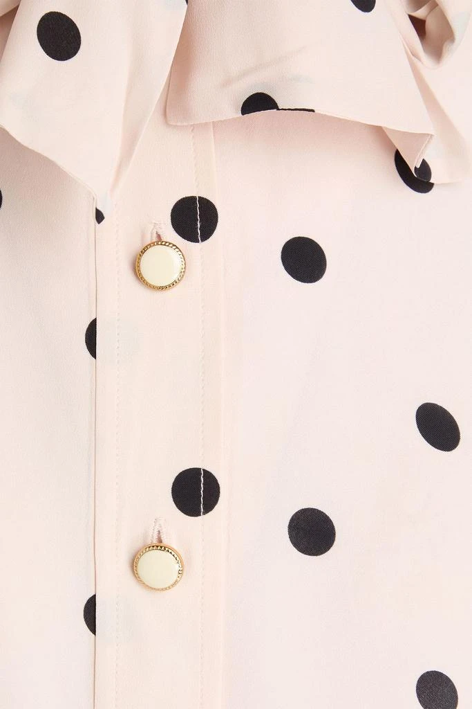 Zimmermann Pussy-bow polka-dot crepe de chine blouse 4