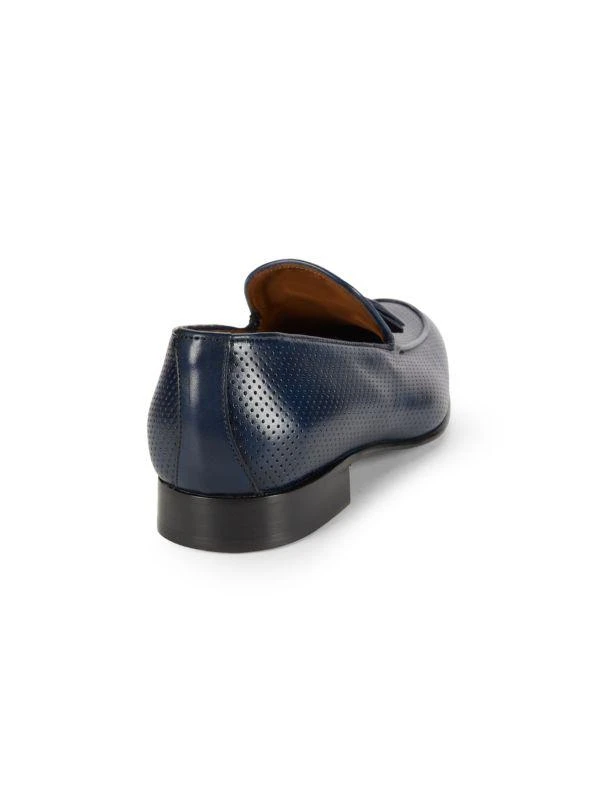 Tassel Perforated Leather Loafers – On Sale Now with Up to  display picture 1