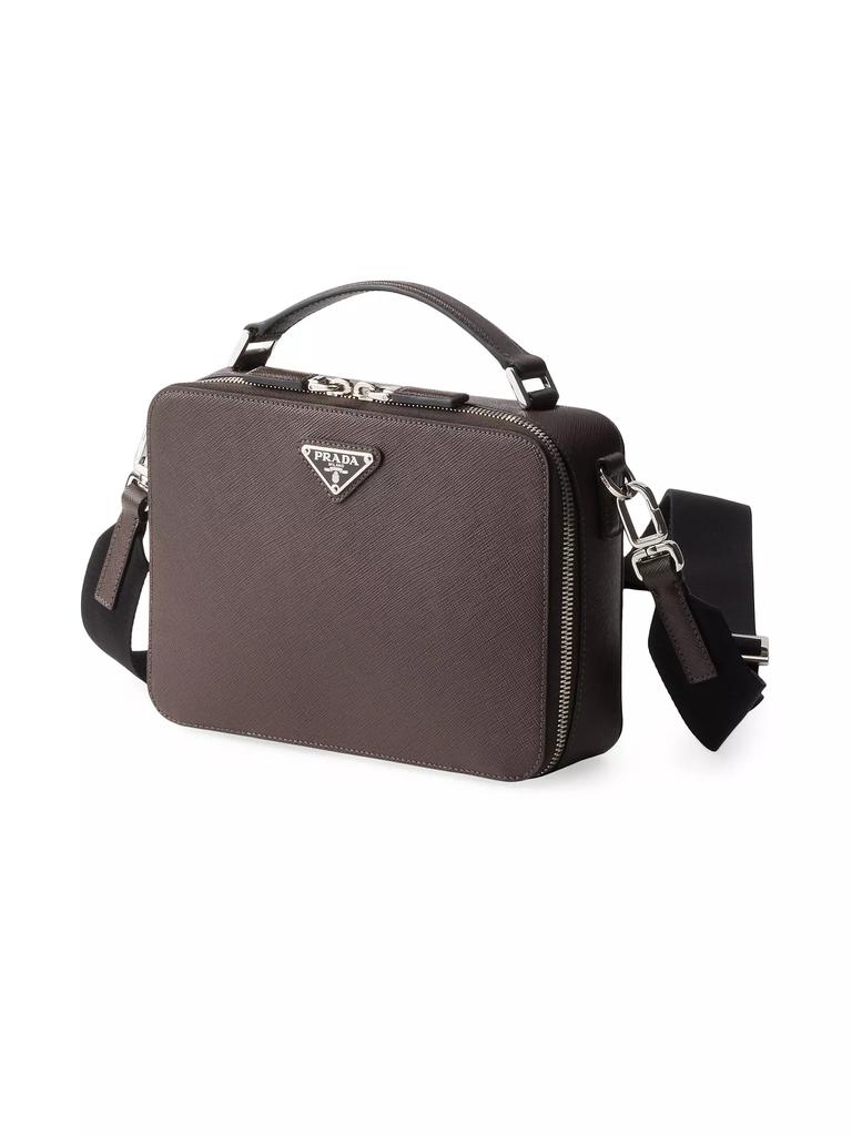 Prada Medium Brique Saffiano Leather Bag - Shoulder Bags