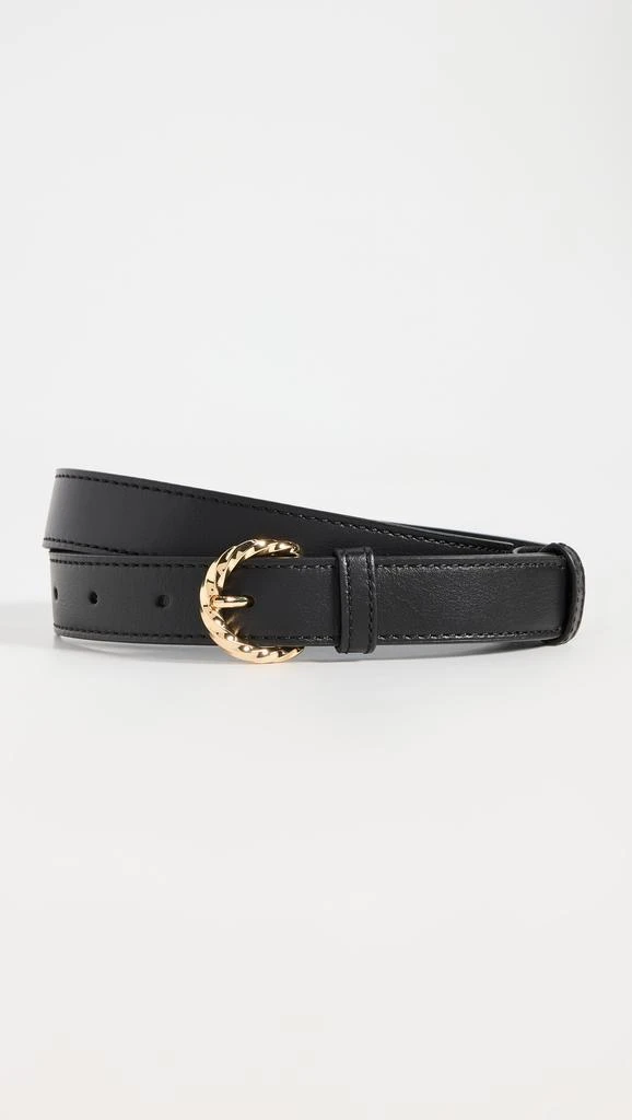 NEW ULLA JOHNSON women\'s gia twisted buckle belt in gold Ulla Johnson Gia Twisted Buckle Leather Belt | Neiman Marcus main image 4