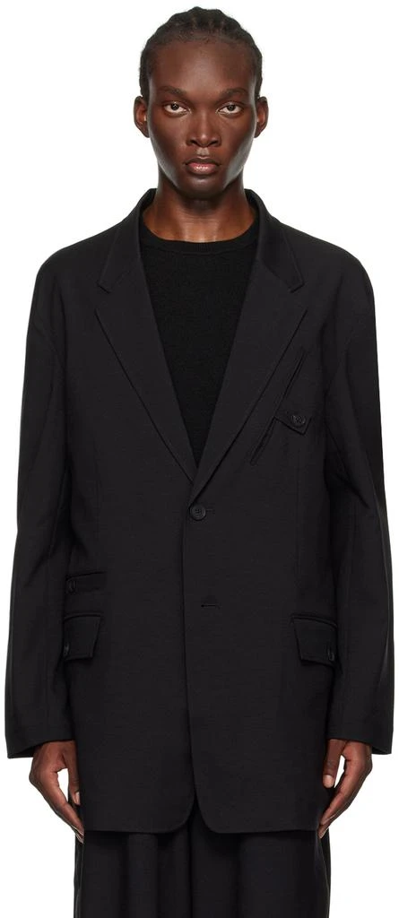 Y-3 Black Sport Uniform Blazer 1