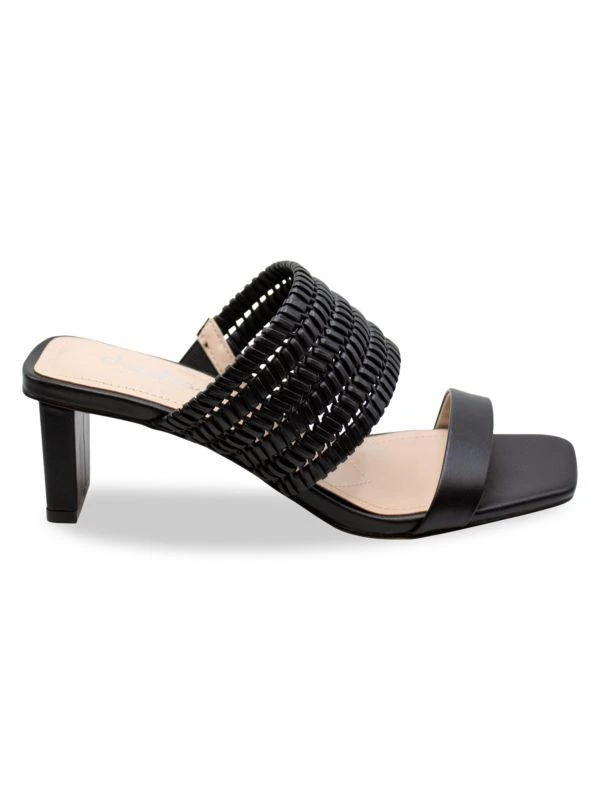 Charles David Fantasy Braided Heel Mules 1