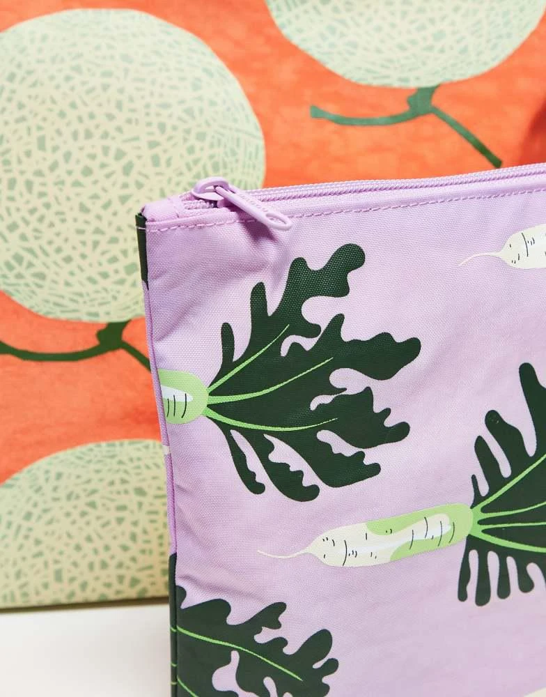 Baggu Baggu go pouch set in japanese fruit prints 2
